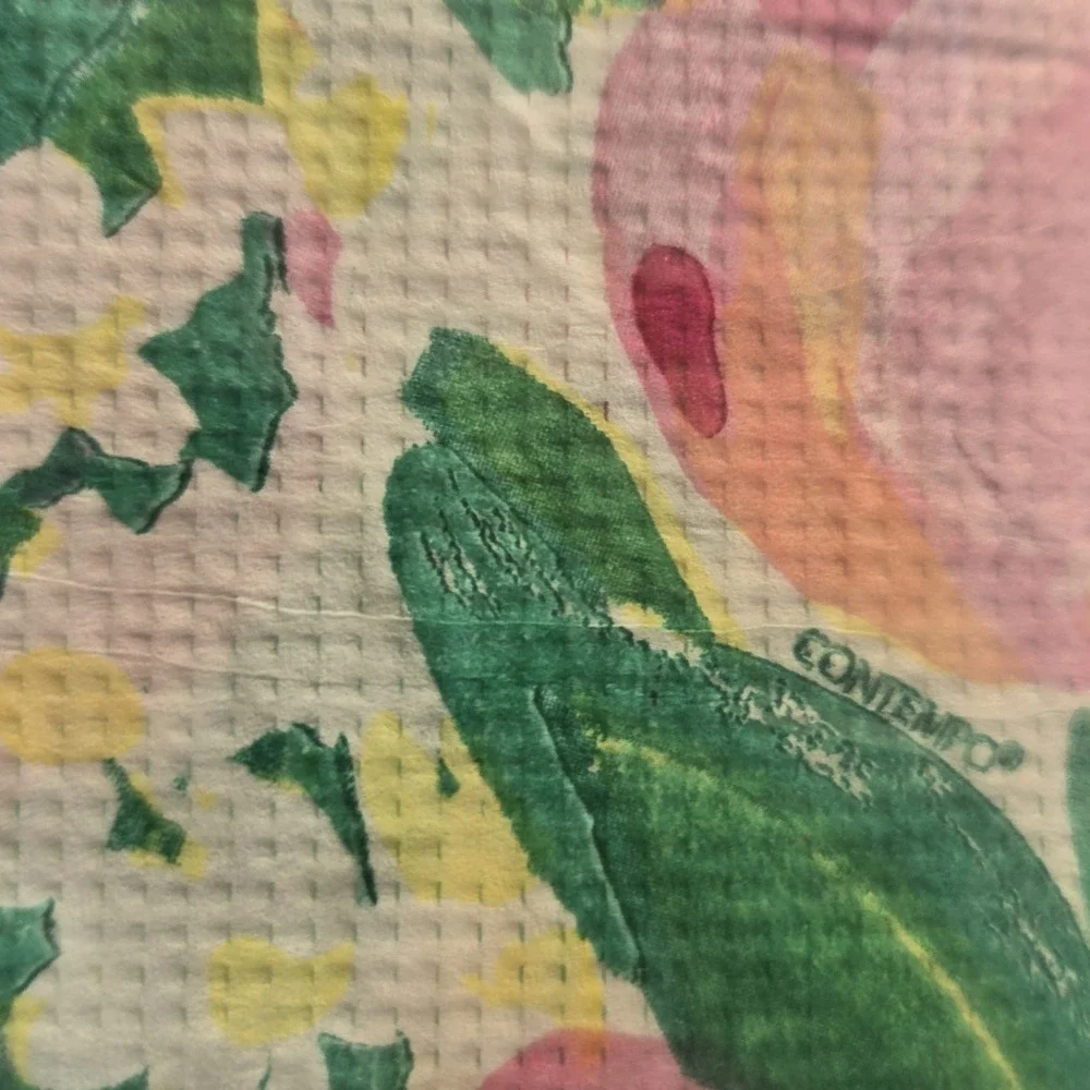 NEW VTG‎ CONTEMPO Table Cover COTTAGECORE Floral RETRO 54